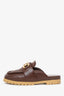 Gucci Brown Leather Horsebit Mule Size 36.5