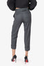 Thom Browne Grey Wool Straight Leg Pants Size 36