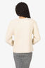 Mugler Cream Wool/Cashmere Knit Sweater size L