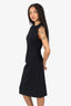 Proenza Schouler Black Wool Pocket Detail Sleeveless Dress Size 4