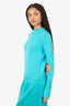 MaxMara Turquoise Cashmere/Wool Knit Long Sleeve Sweater size S