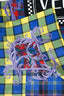 Versace Multicolour Silk Printed Plaid Printed Scarf