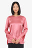 MaxMara Pink Silk Blouse Estimated Size 6