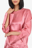 MaxMara Pink Silk Blouse Estimated Size 6
