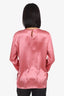 MaxMara Pink Silk Blouse Estimated Size 6