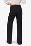 Givenchy Black Twill Flared Pants Size 38
