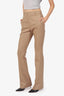 Gucci Beige Wool/Cashmere Straight Leg Trousers Size 40