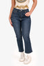 Veronica Beard Blue Denim 'Carly' Straight Leg Jeans Size 29