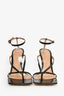 Bottega Veneta Black Leather 'Stretch Strap' Heels Size 40