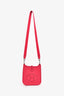 Hermès 2021 Pink Leather Evelyn TPM Crossbody PHW
