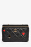Pre-Loved Chanel™ 2021+ Black Lambskin Leather Coco Casino Small Vanity Case Crossbody