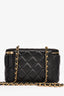 Pre-Loved Chanel™ 2021+ Black Lambskin Leather Coco Casino Small Vanity Case Crossbody