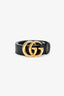 Gucci Black Leather GG Marmont Belt Size 75