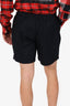 Raf Simons SS18 Black Printed Shorts Size 46 Mens