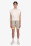 Raf Simons SS18 Sand Detroit Dust Printed Shorts Size 46 Mens