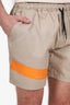 Raf Simons SS18 Sand Detroit Dust Printed Shorts Size 46 Mens