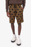 Maison Margiela Black/Yellow Geometric Print Shorts Size 48 Mens