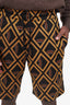 Maison Margiela Black/Yellow Geometric Print Shorts Size 48 Mens