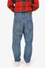 Junya Watanabe Blue Denim Selvedge Stripe Garment-Treated Jeans Size XS Mens
