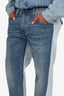 Junya Watanabe Blue Denim Two-tone Cropped Jeans Size M Mens