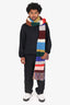 Burberry Multicolour Wool Knit Fringed Scarf