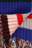 Burberry Multicolour Wool Knit Fringed Scarf