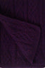 Raf Simons Purple Wool Knit Scarf