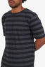 Dries Van Noten Navy Blue Striped T-shirt Size L Mens