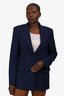 Camila Coelho Navy Single Breasted Blazer Size M
