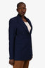 Camila Coelho Navy Single Breasted Blazer Size M