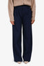 Camila Coelho Navy Wide Leg Trousers Size S