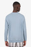 Hermés Blue Leather Embroidered Horse Sweater Size L Mens
