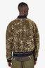 Haider Ackermann Green Velvet Palm Trees Reversible Bomber Jacket Size 50 Mens