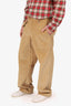 Jacquemus Beige Corduroy Le Papier Straight Leg Pants Size 48 Mens