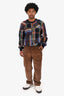 Acne Studios Brown Corduroy Straight Leg Pants Size 48 Mens