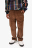 Acne Studios Brown Corduroy Straight Leg Pants Size 48 Mens