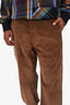 Acne Studios Brown Corduroy Straight Leg Pants Size 48 Mens