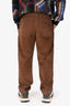 Acne Studios Brown Corduroy Straight Leg Pants Size 48 Mens
