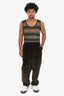 Noah Khaki Green Corduroy Straight Leg Pants Size 32 Mens