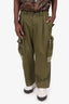 Dries Van Noten Army Green Cargo Pants Size 46 Mens