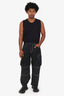 Marine Serre Black Moire Convertible Cargo Pants Size S Mens