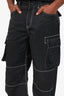 Marine Serre Black Moire Convertible Cargo Pants Size S Mens