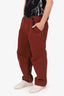 Supreme FW22 Brown Cotton Cinch Pants Size S Mens