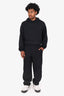 Dries Van Noten Black Waffle Knit Pants Size 48 Mens