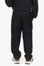 Dries Van Noten Black Waffle Knit Pants Size 48 Mens