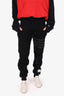 Thom Browne Black Cotton Striped Classic Sweatpants Size 1 Mens
