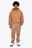 Homme Plisse Issey Miyake Brown Straight Leg Pants Size 2 Mens