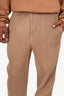 Homme Plisse Issey Miyake Brown Straight Leg Pants Size 2 Mens