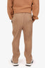 Homme Plisse Issey Miyake Brown Straight Leg Pants Size 2 Mens