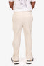 Homme Plisse Issey Miyake White Straight Leg Pants Size 2 Mens